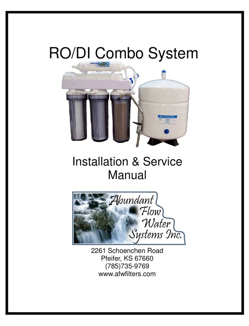 Abundant Flow Water Systems RO/DI Combo System Supplement