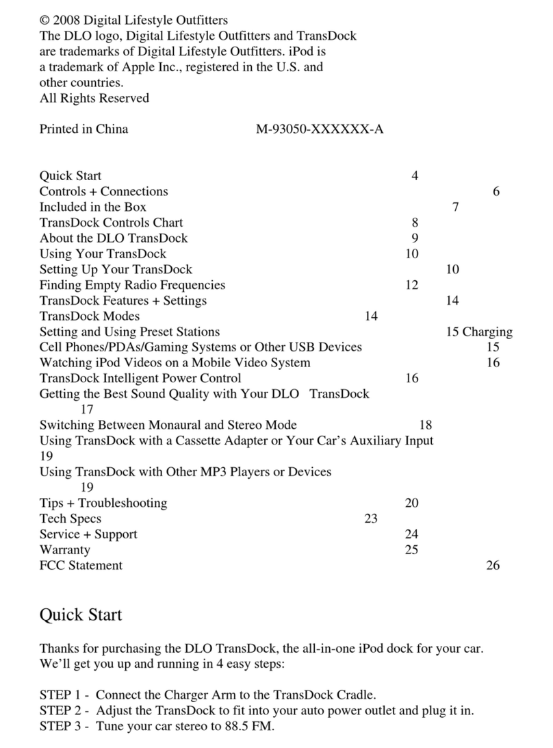 DLO TransDock User manual