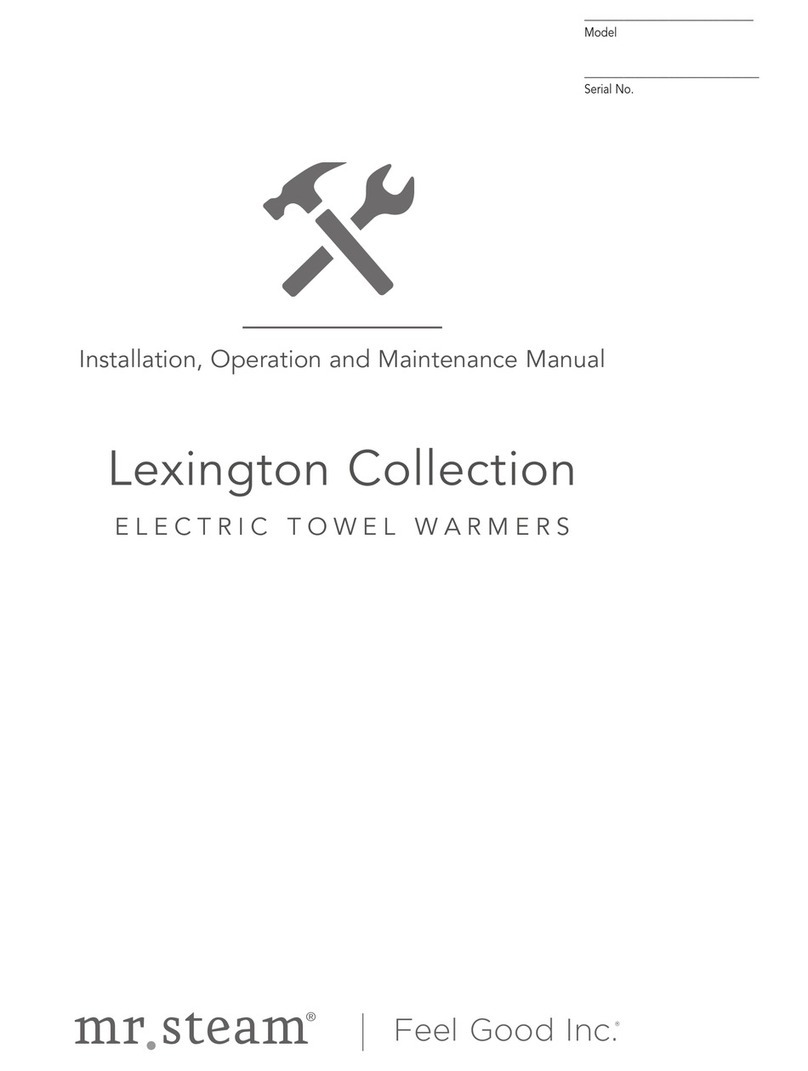 mr. steam WX24 Installation, operation and maintenance manual