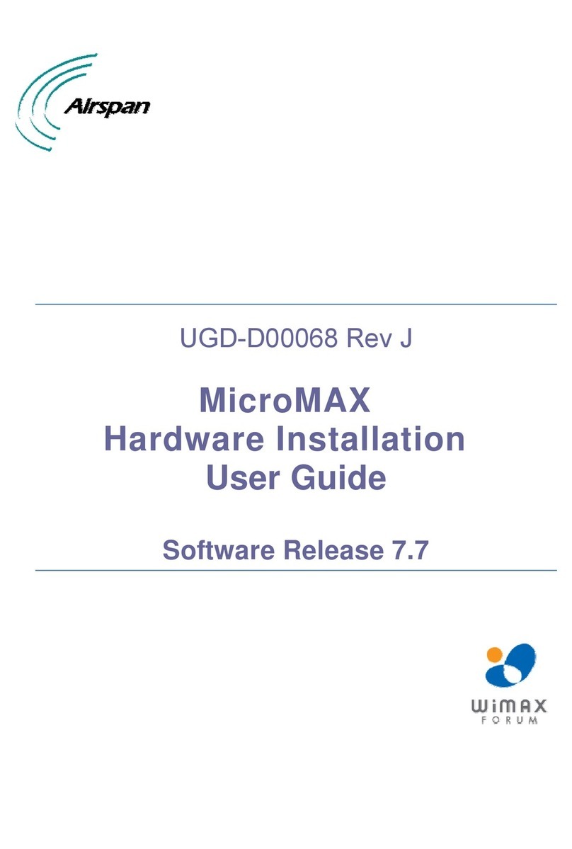 Airspan MicroMAX Hardware installation and user's guide Airspan MicroMAX Hardware installation and user's guide