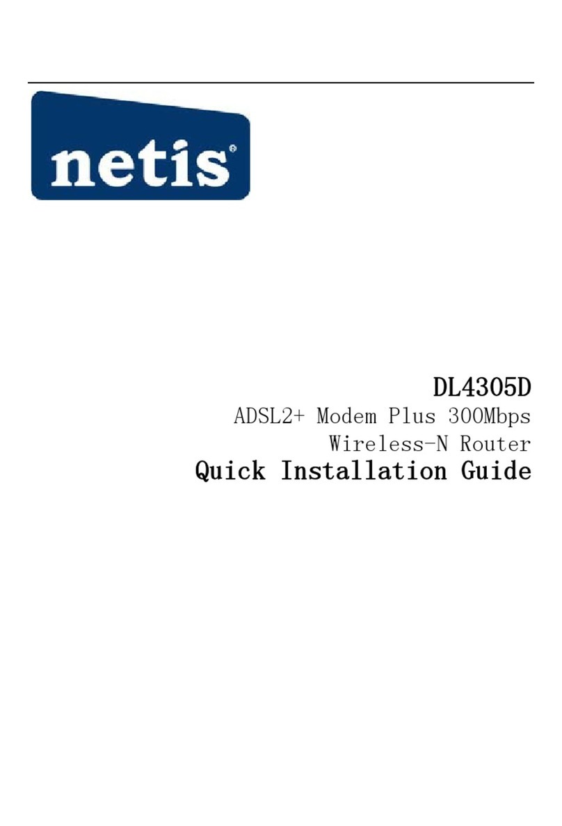 Netis DL4305D Quick installation guide