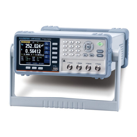 GW Instek LCR-6300 User manual
