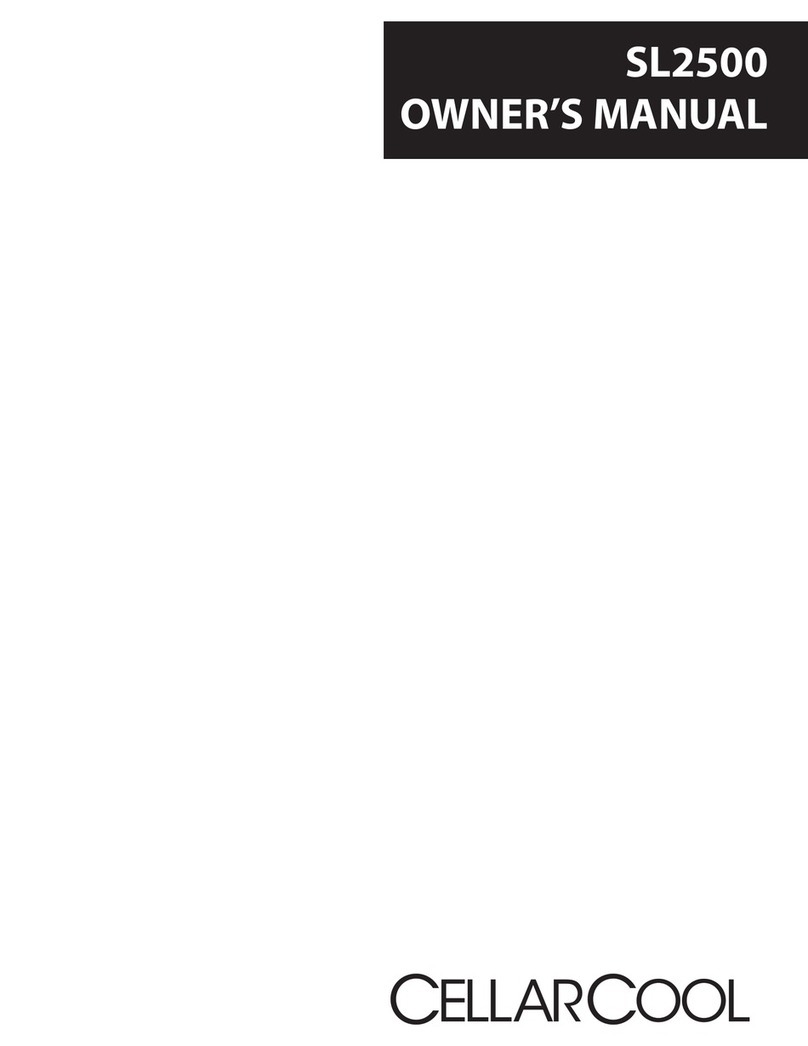 Cellar Cool SL2500 User manual Cellar Cool SL2500 User manual