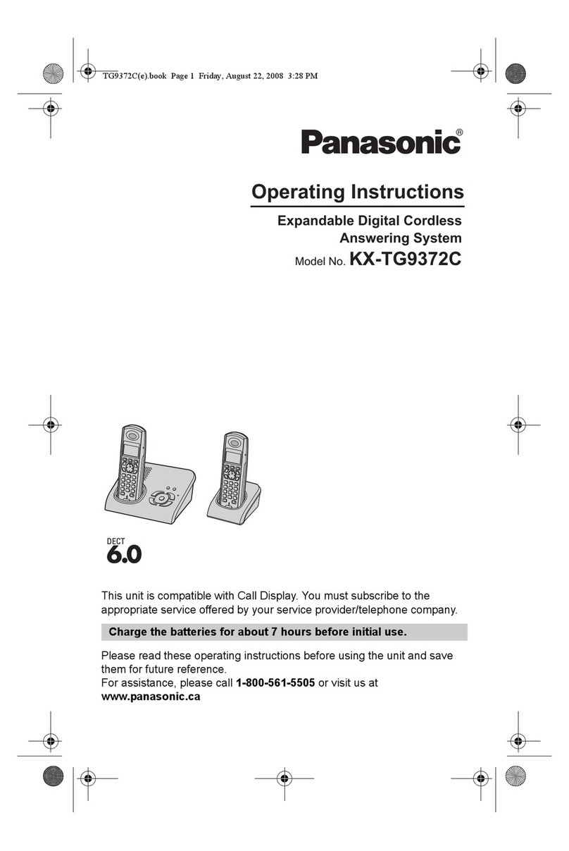 Panasonic KX-TG9372C operating instructions