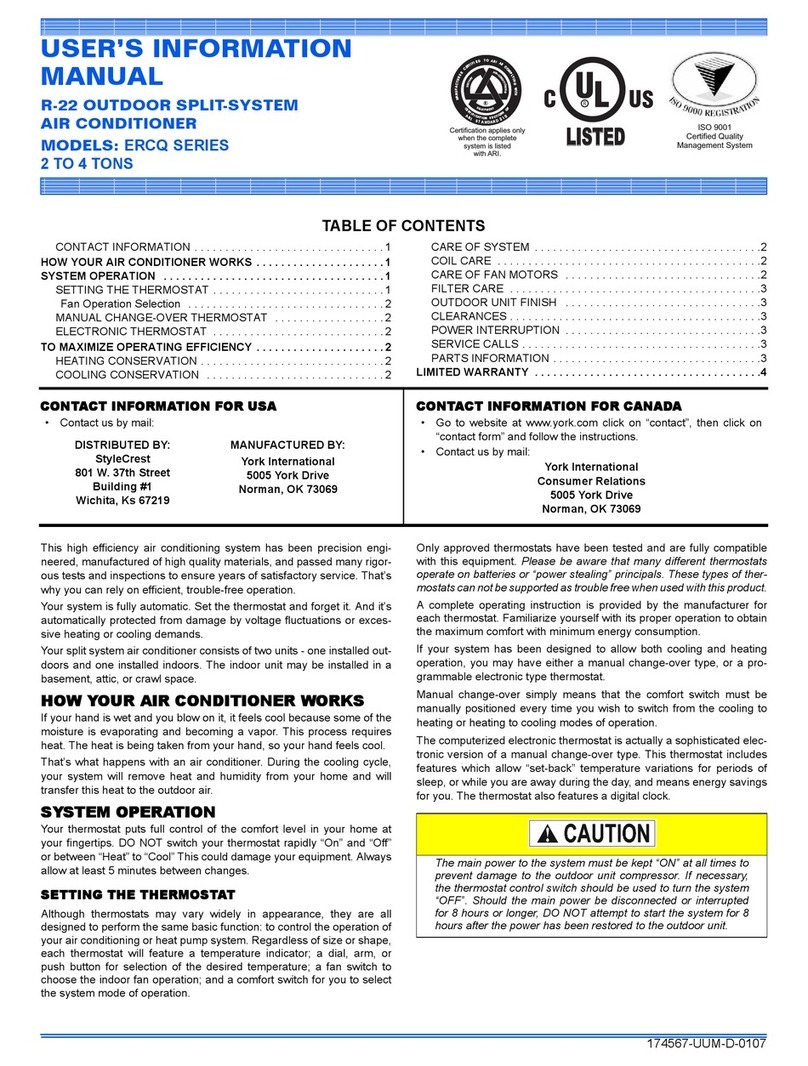 York ERCQ SERIES Guide