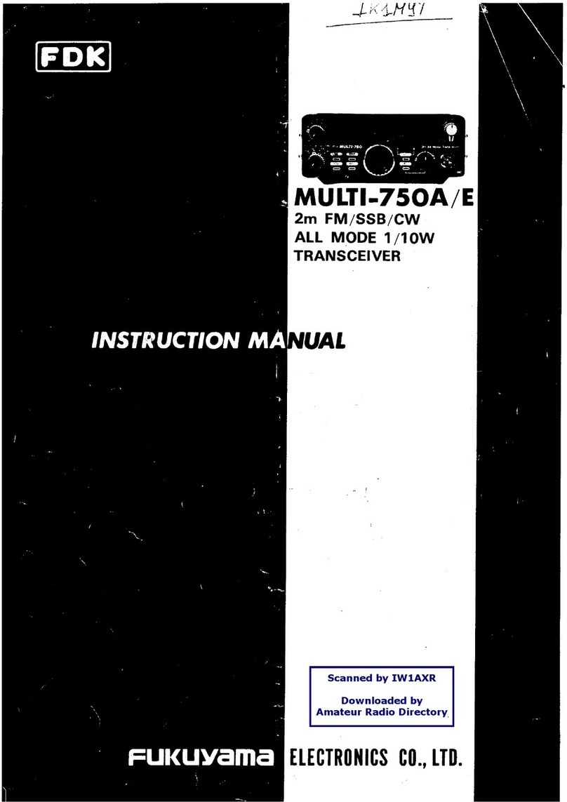 Fukuyama Multi-750A instruction manual
