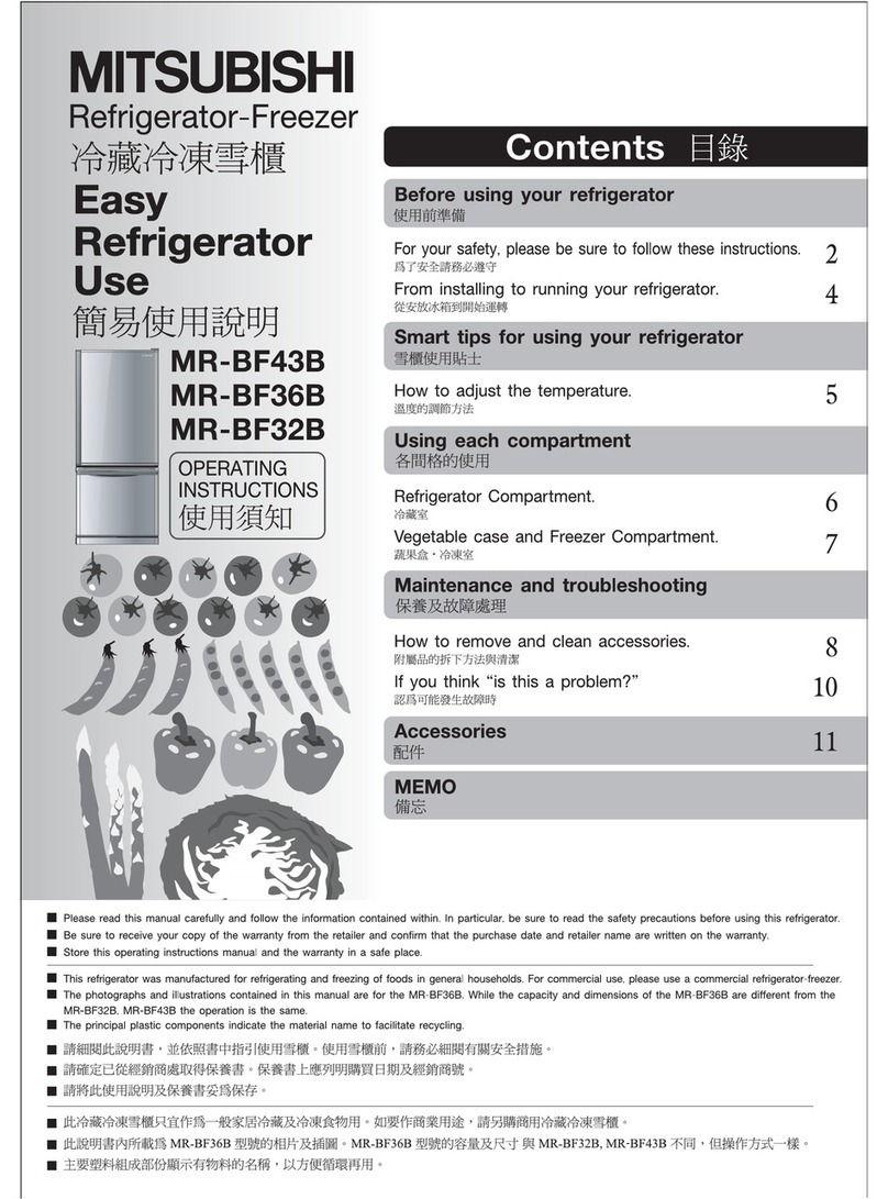 Mitsubishi MR-BF43B User manual