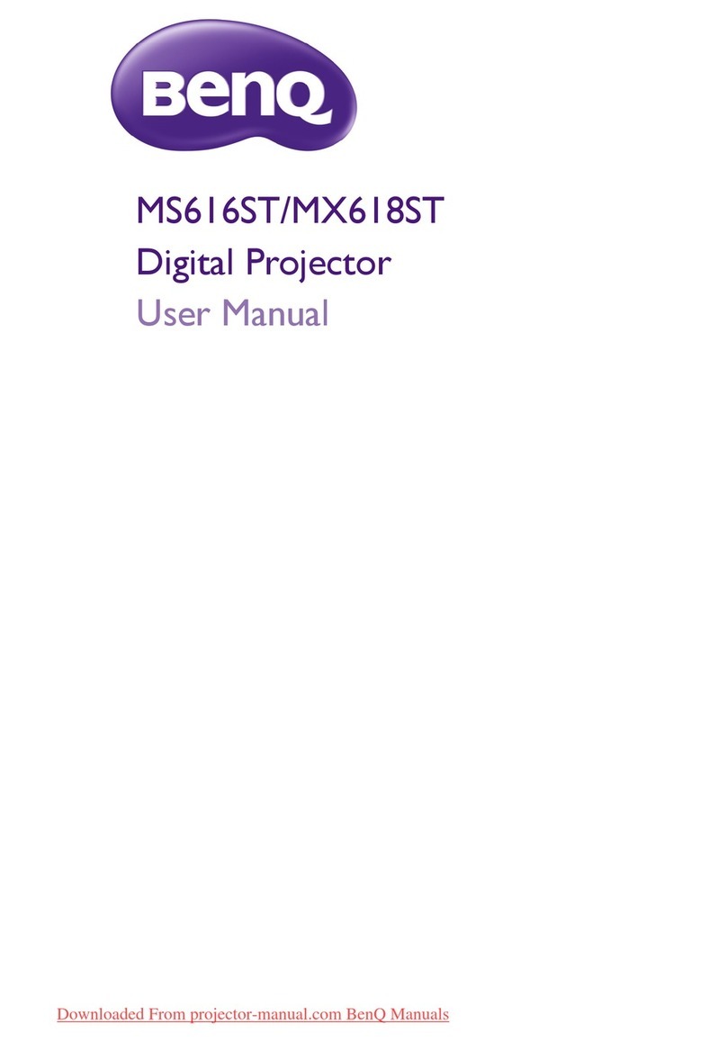 BenQ MX618ST User manual