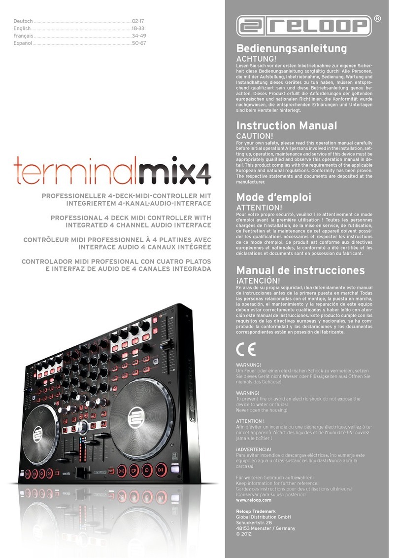 Reloop TerminalMix4 User manual