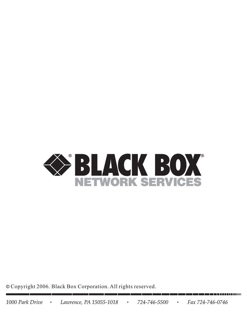 Black Box 12-Port 1000BASE-TX L2 Managed PoE Switch User manual
