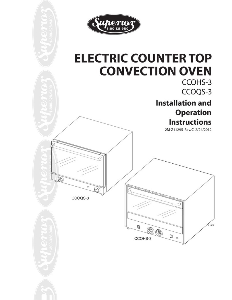 Superior CCOHS-3 Installation and operation instructions