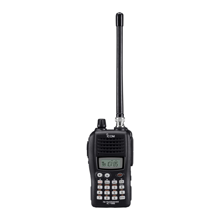 Icom IC-V85 Service manual
