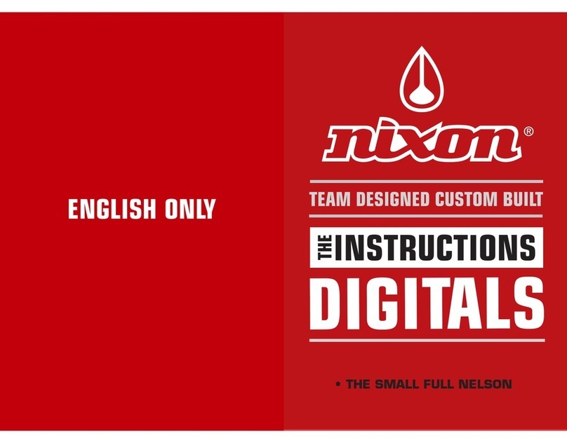 NIXON THE SMALL FULL NELSON user guide
