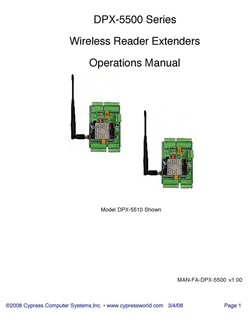 Cypress DPX-5500 Series Operation manual