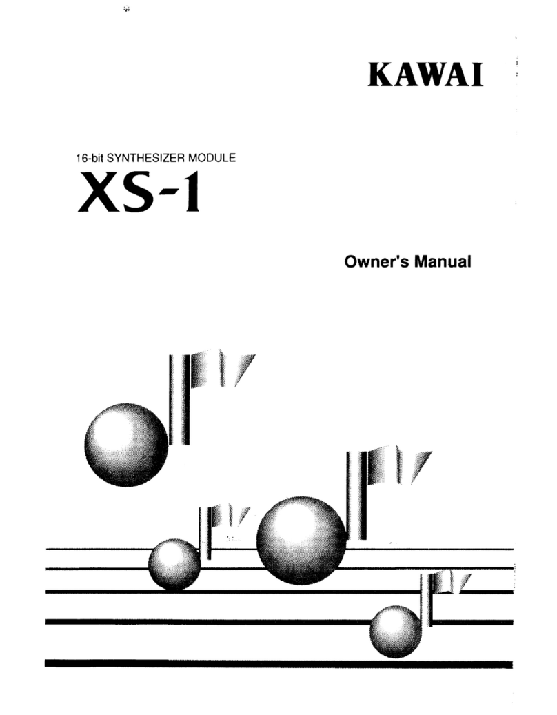 Kawai XS-1 owner's manual