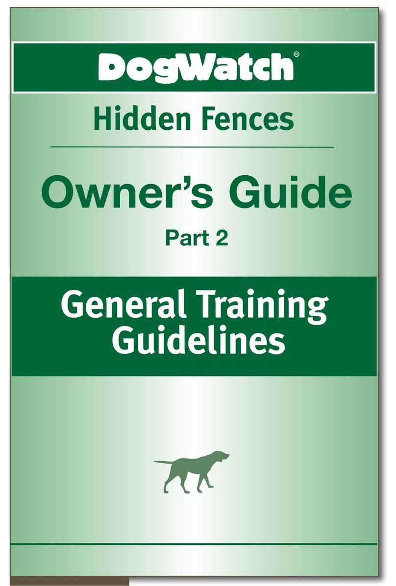 DogWatch Hidden Fences owner's guide