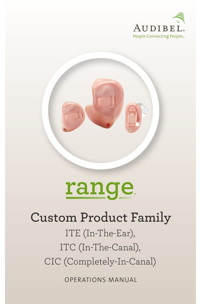 Audibel range ITE Operation manual