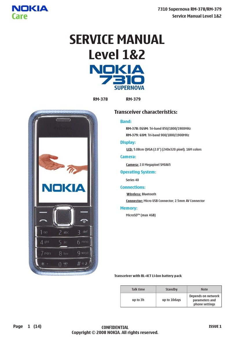 Nokia 7310 Supernova User manual