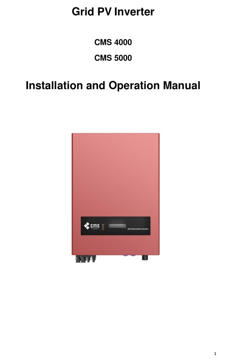 CMS 4000 Installation and operation manual