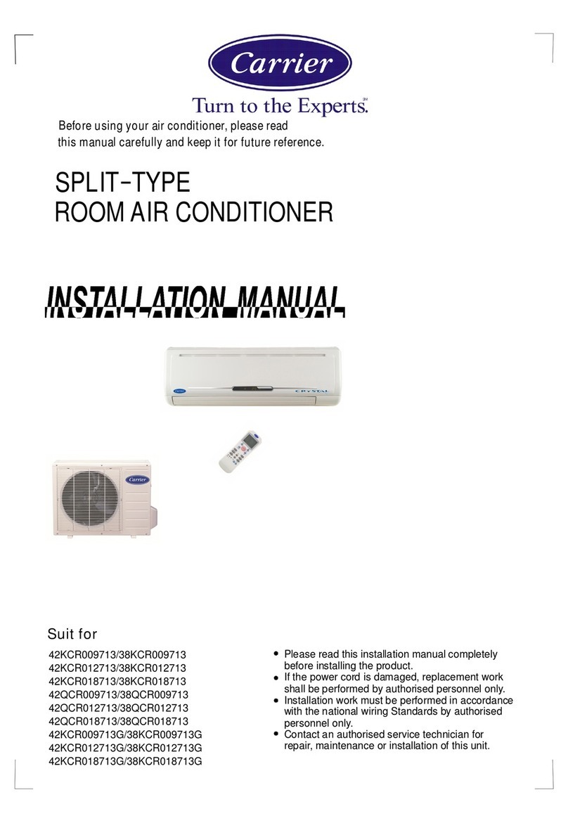 Carrier 42KCR009713 User manual