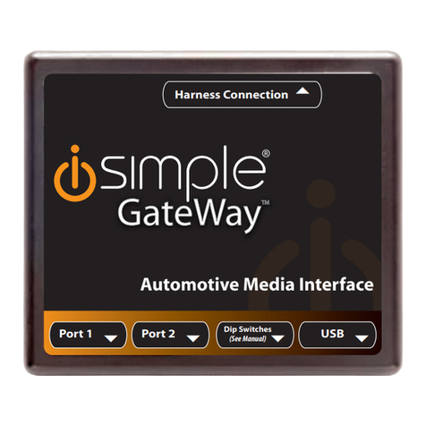 iSimple Media Gateway User manual