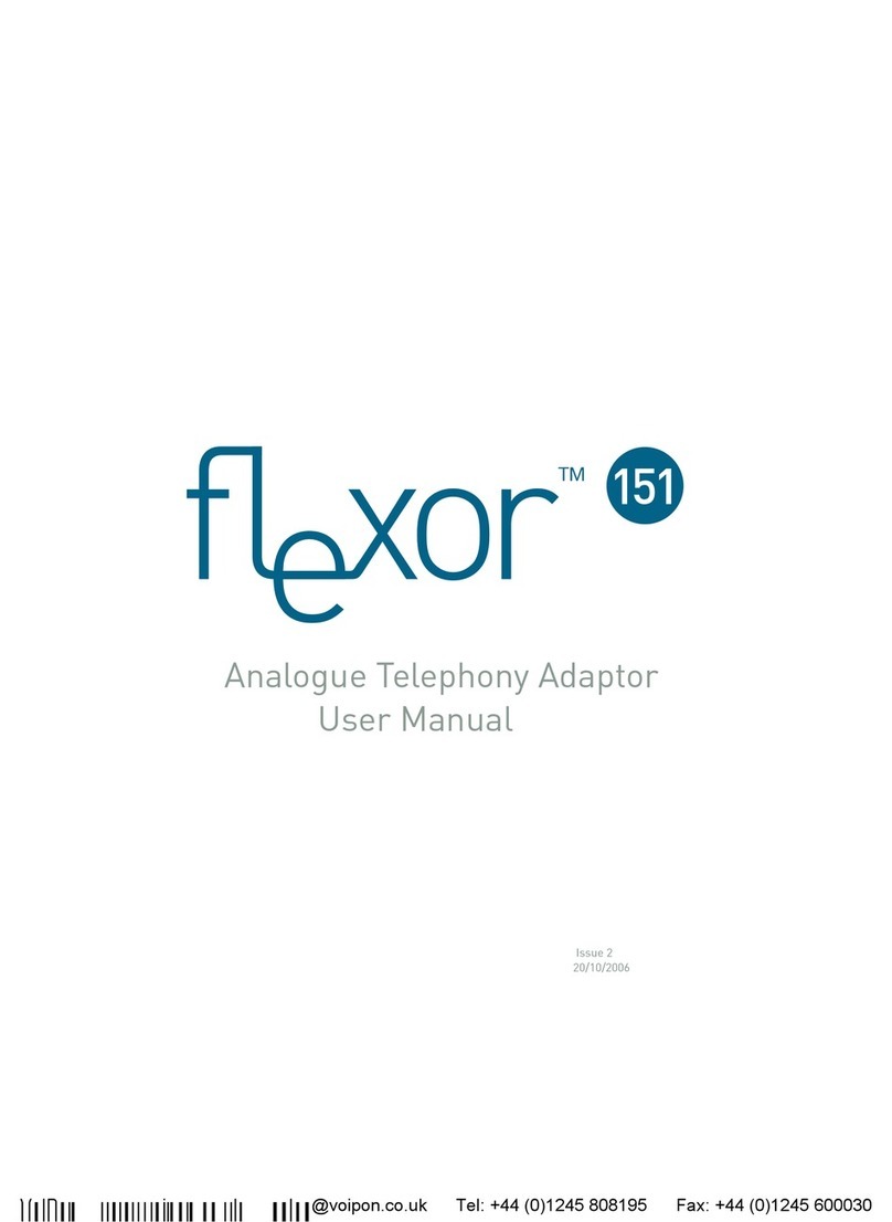 Camrivox Flexor 151 user manual