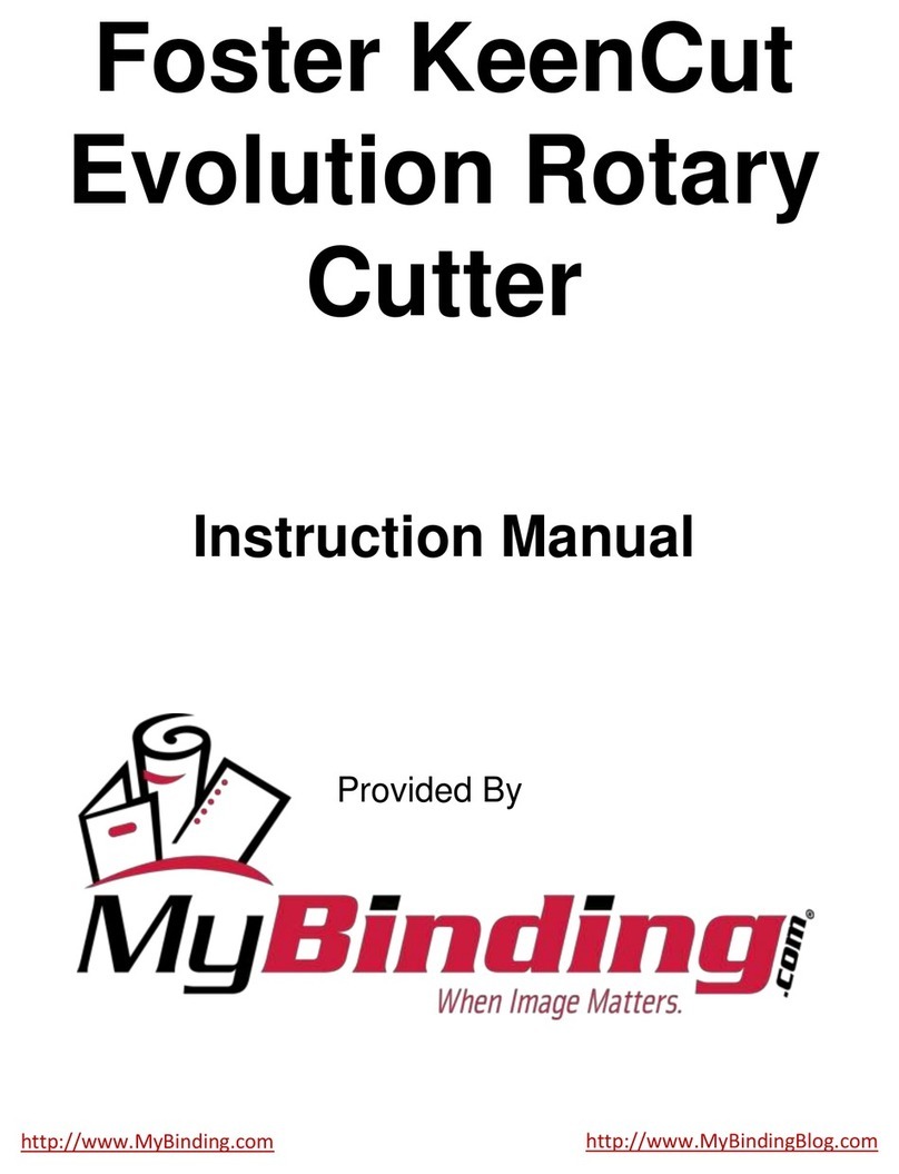 KEENCUT Evolution instruction manual