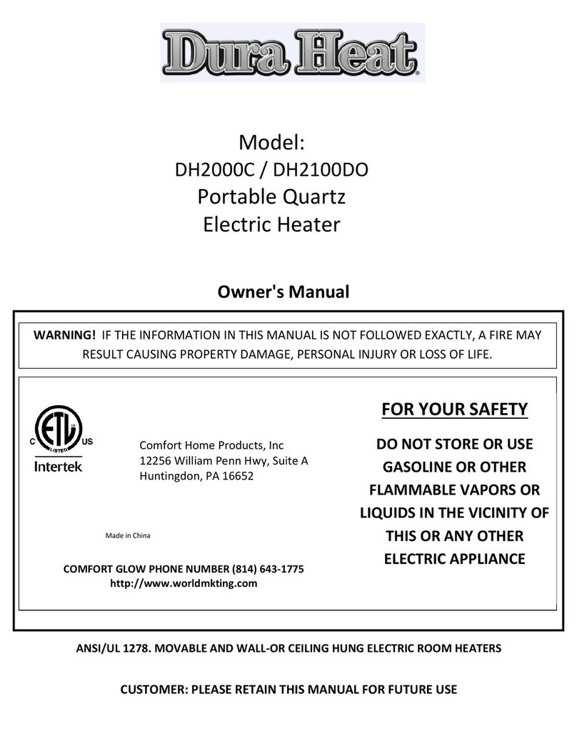 Dura Heat DH2000C owner's manual