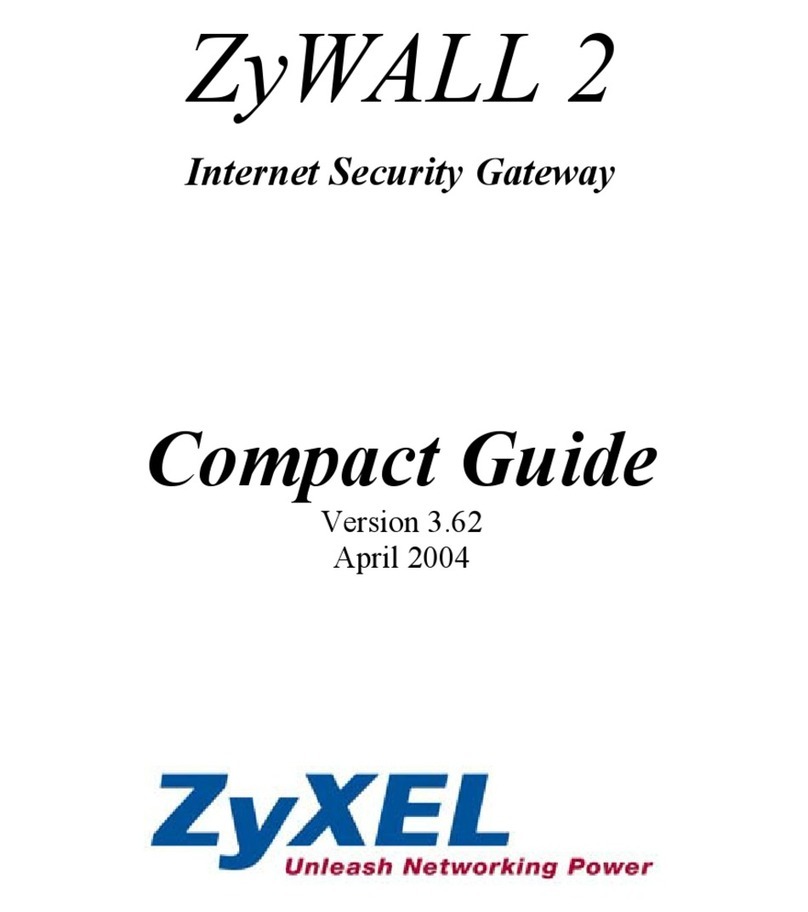 ZyXEL Communications ADSL 2+ Security Gateway Compact guide