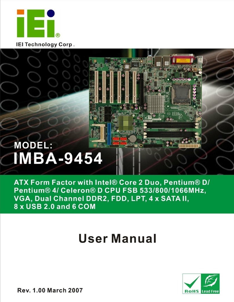 IEI Technology IMBA-9454 user manual