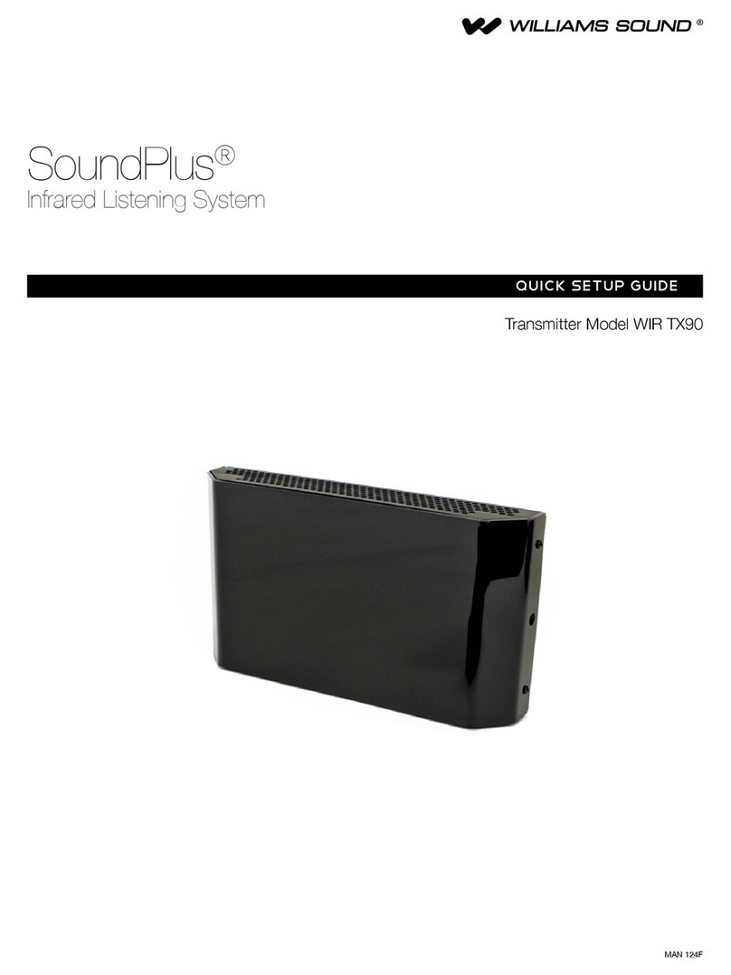 Williams Sound WIR TX90 User manual