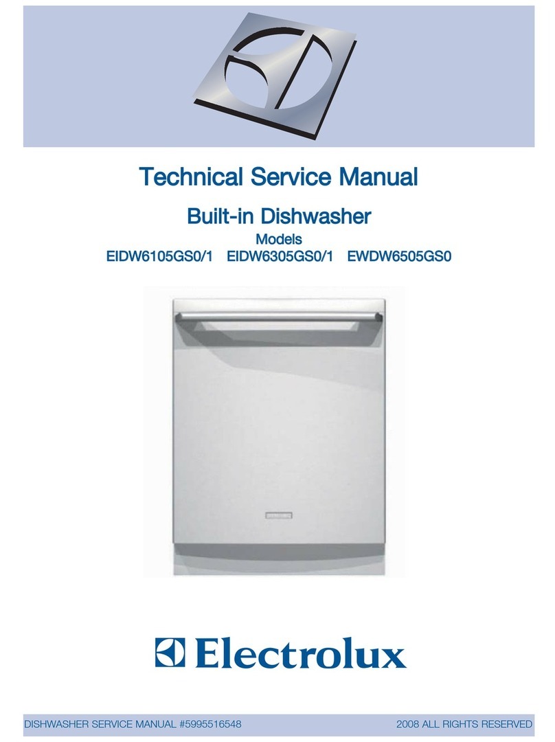 Electrolux EIDW6105GS0 Technical & service manual