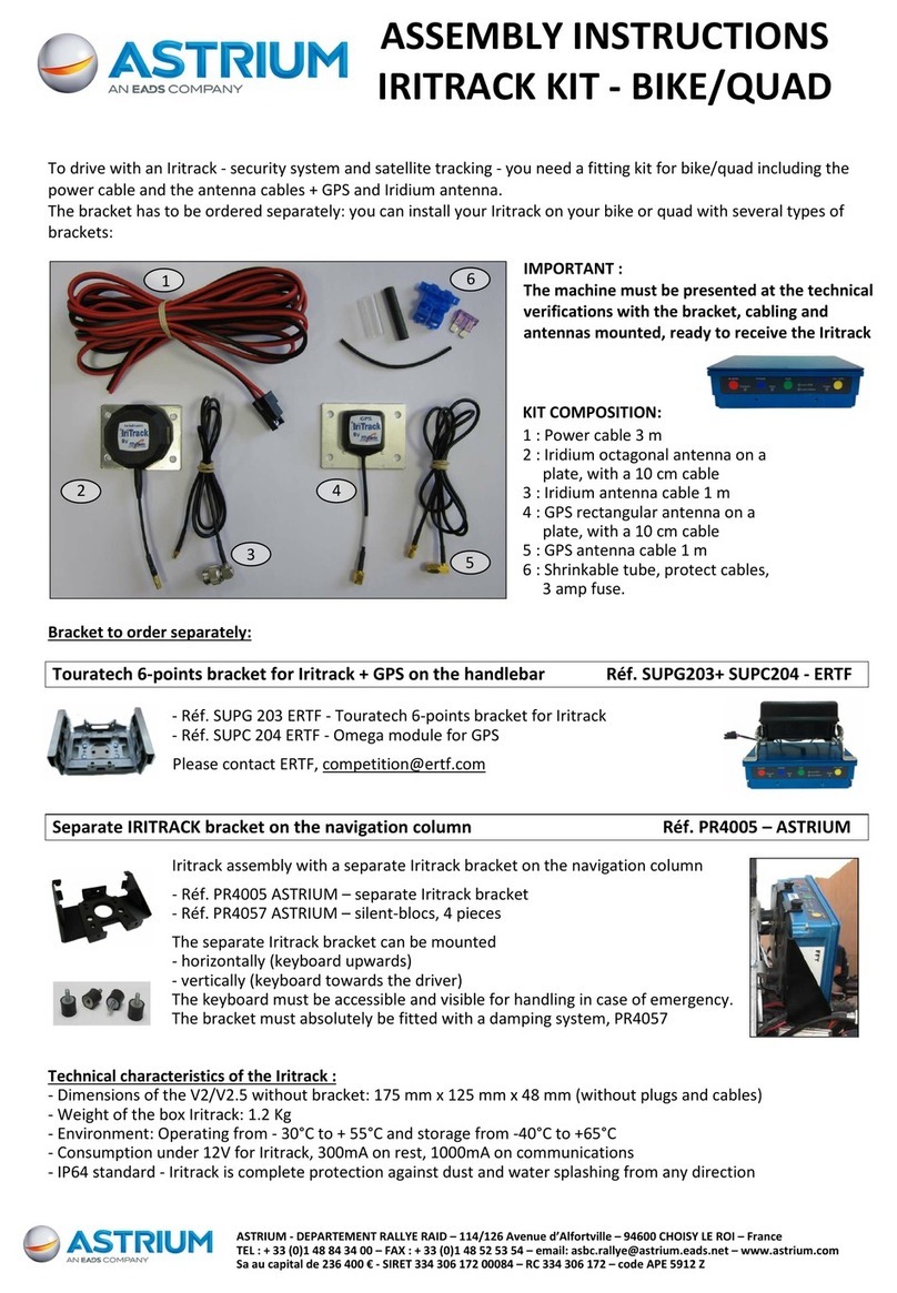 Astrium IRITRACK Assembly instructions