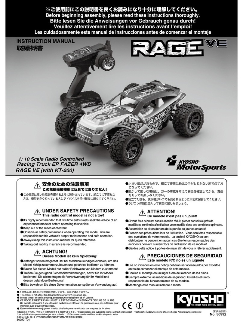 Kyosho RAGE VE instruction manual
