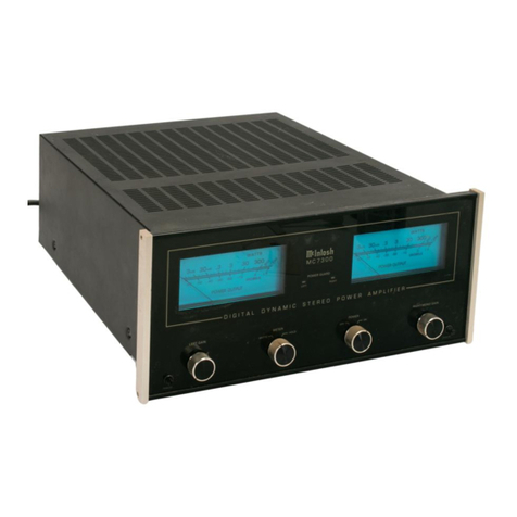 McIntosh MC 7300 User manual
