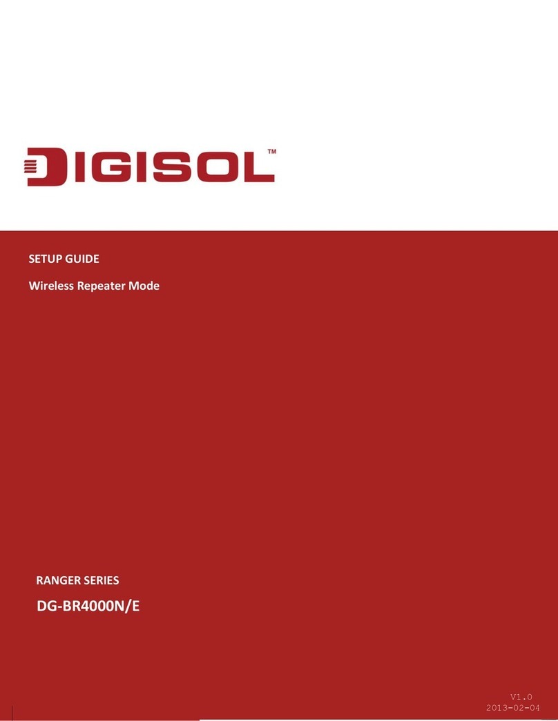 Digisol RANGER SERIES DG-BR4000N/E Setup guide