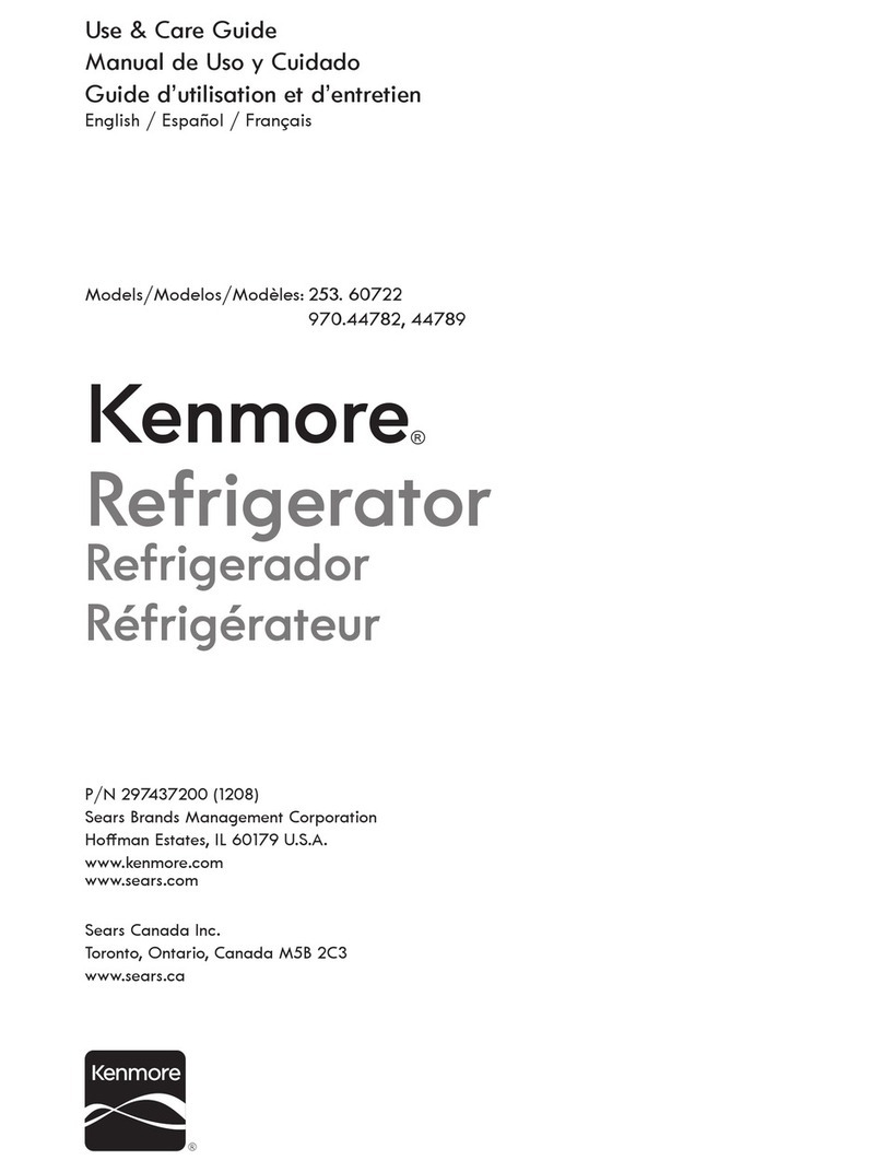 Kenmore 253. 60722 User manual Kenmore 253. 60722 User manual
