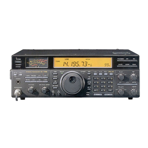 Icom IC-738 User manual