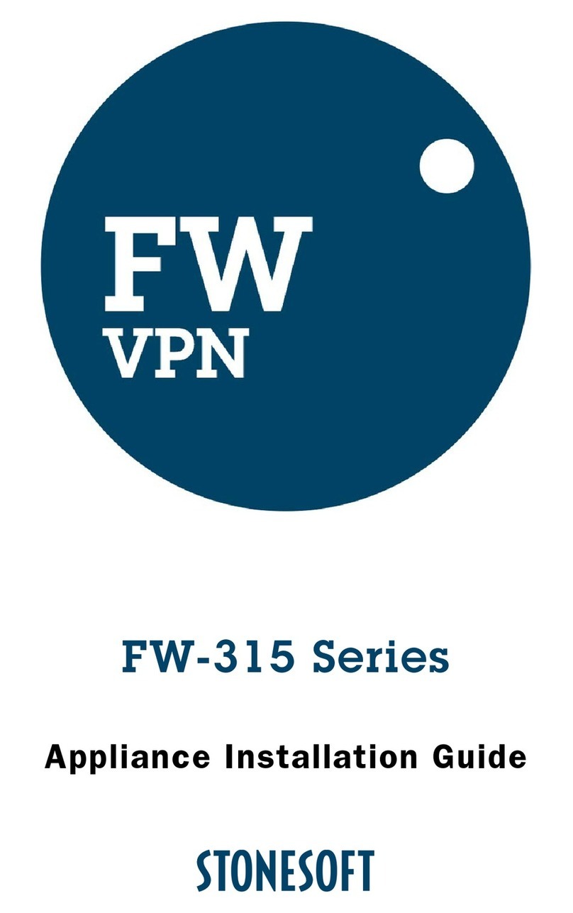 Stonesoft FW-315 Series Appliance installation guide
