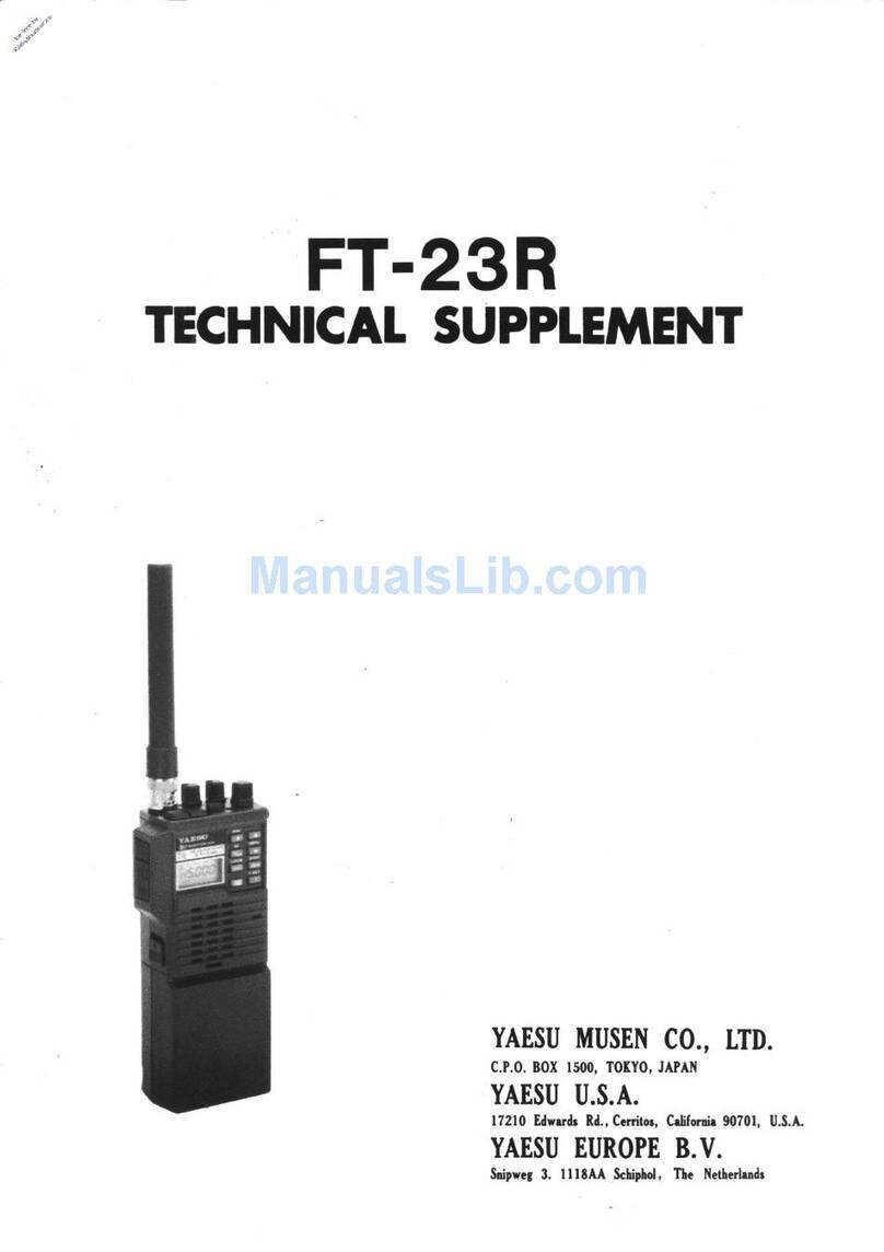 Yaesu FT-23R MKII Technical supplement