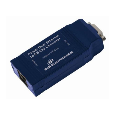 B&B Electronics PES1A user manual