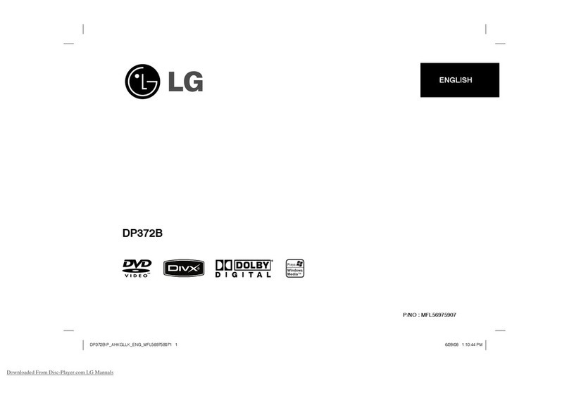 LG DP372B user manual