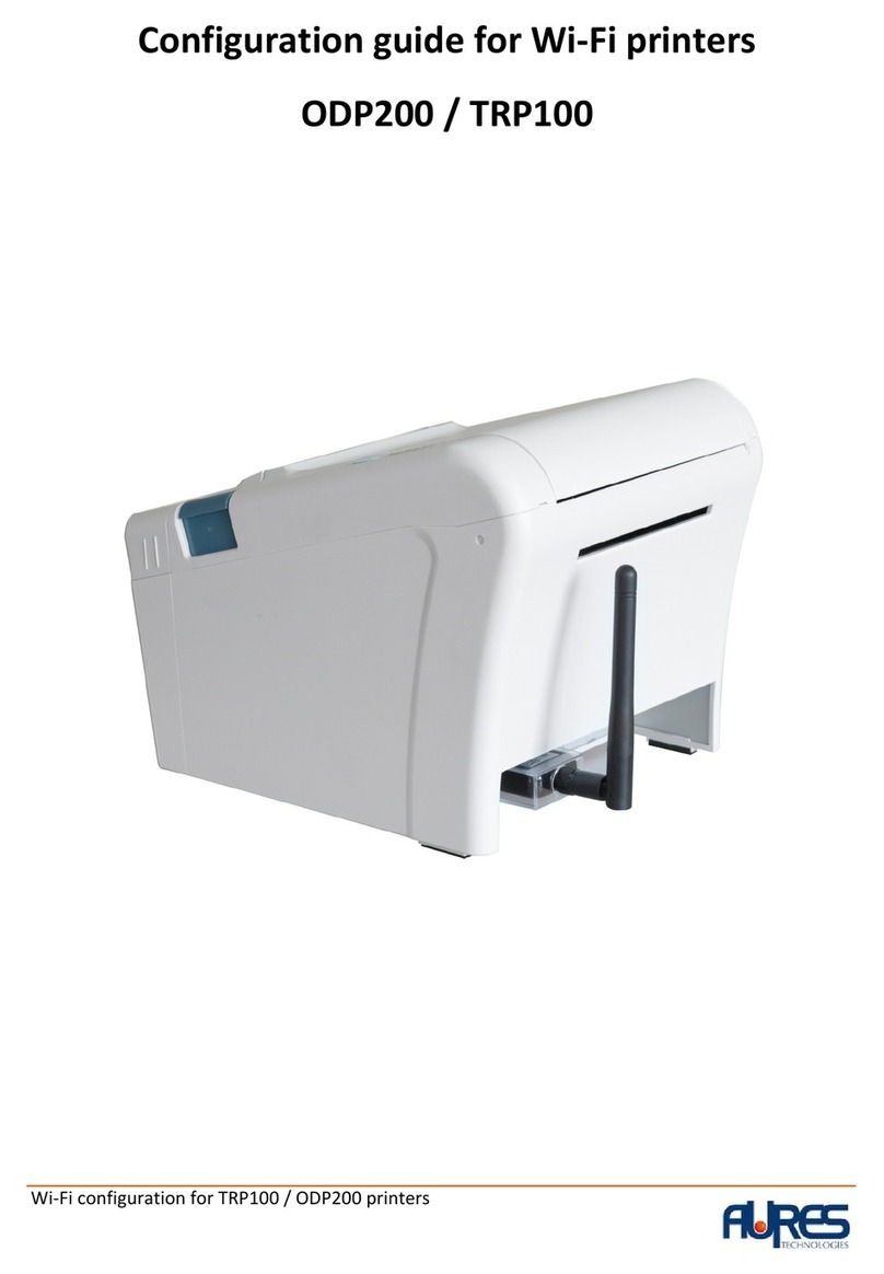 AURES TRP100 User manual