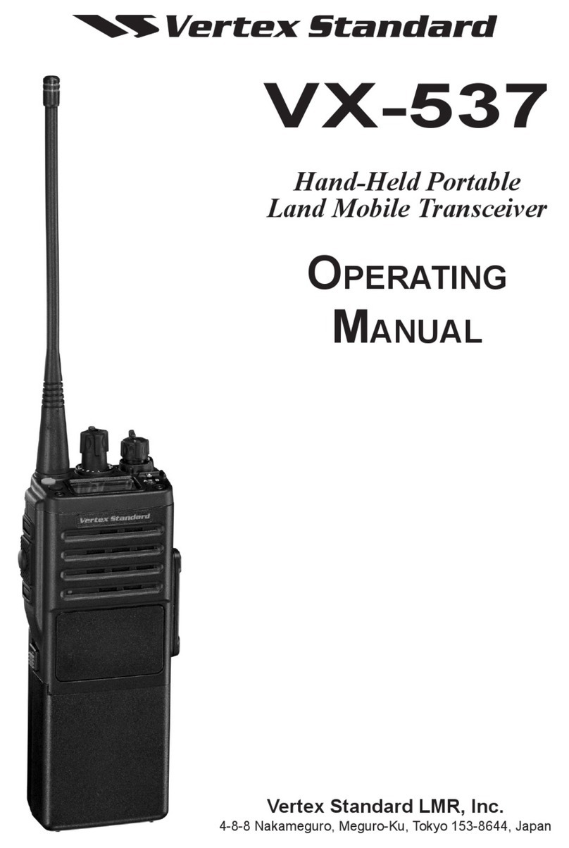 Vertex Standard VX-537 User manual