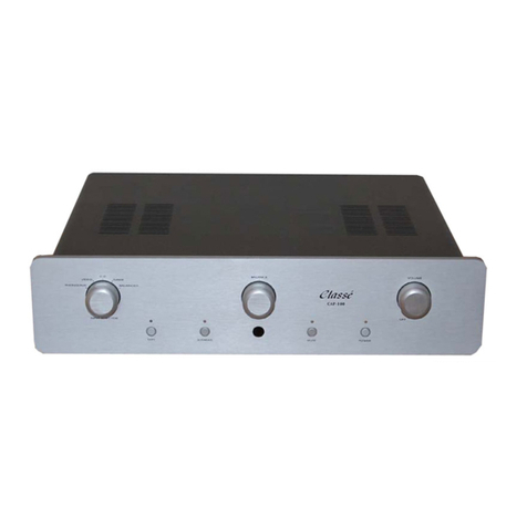 Classe Audio CAP-100 owner's manual