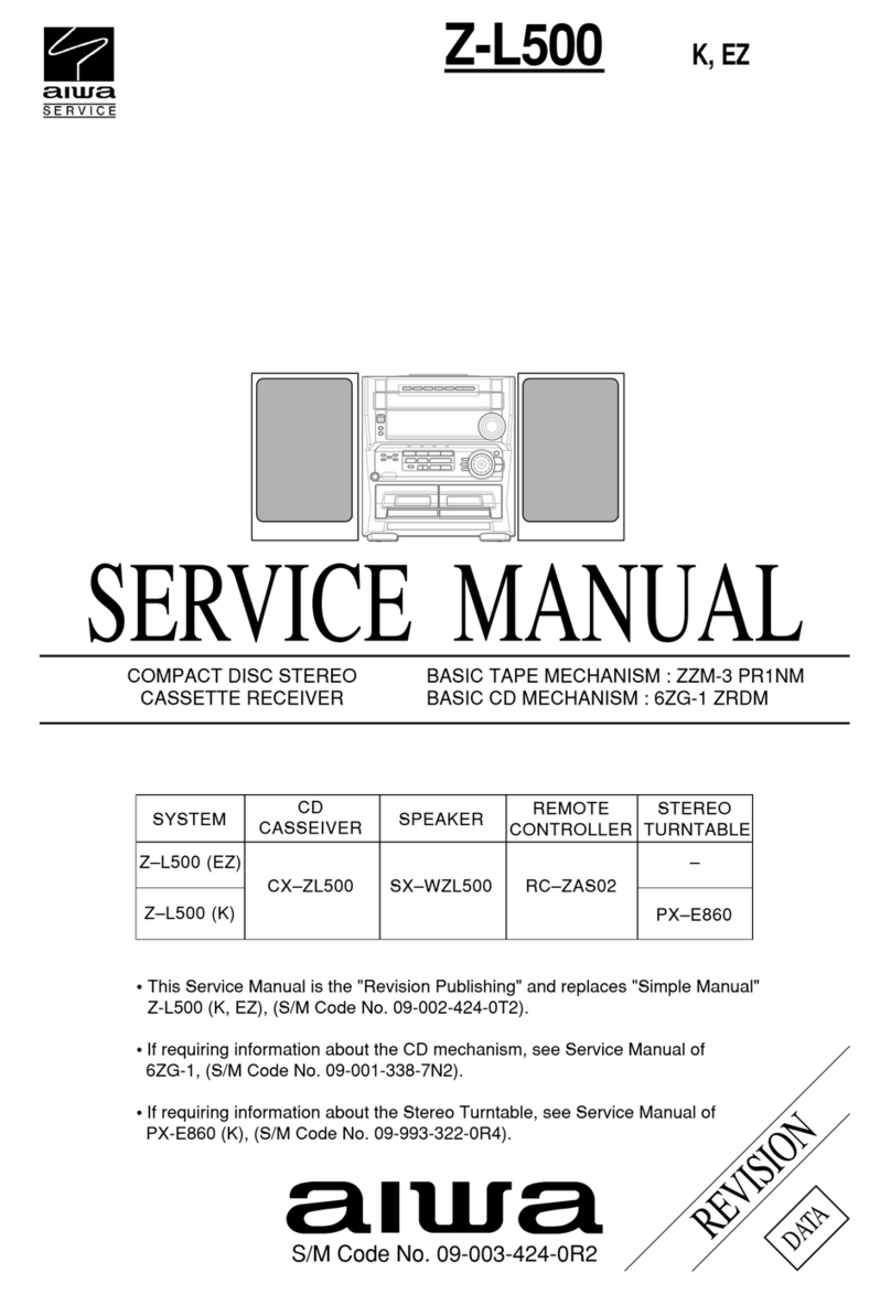 Aiwa Z-L500 User manual