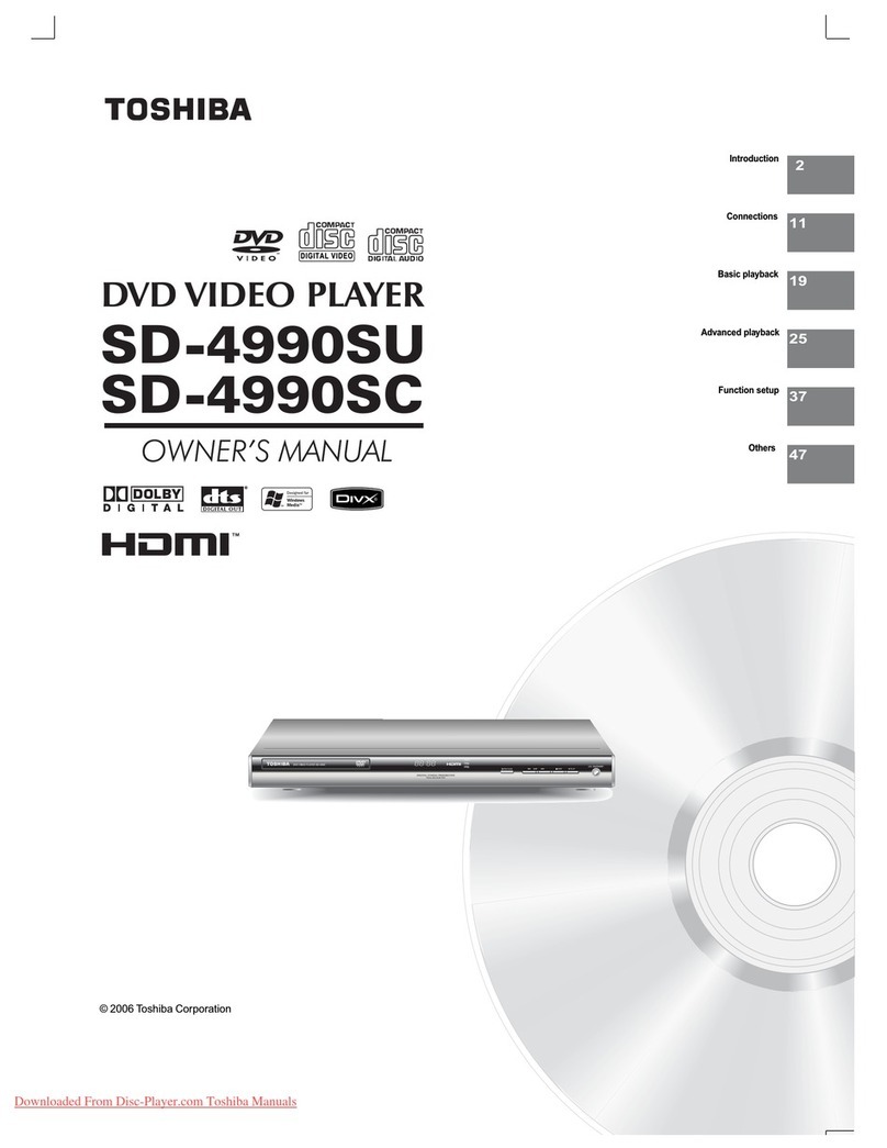 Toshiba SD-4990SU User manual Toshiba SD-4990SU User manual