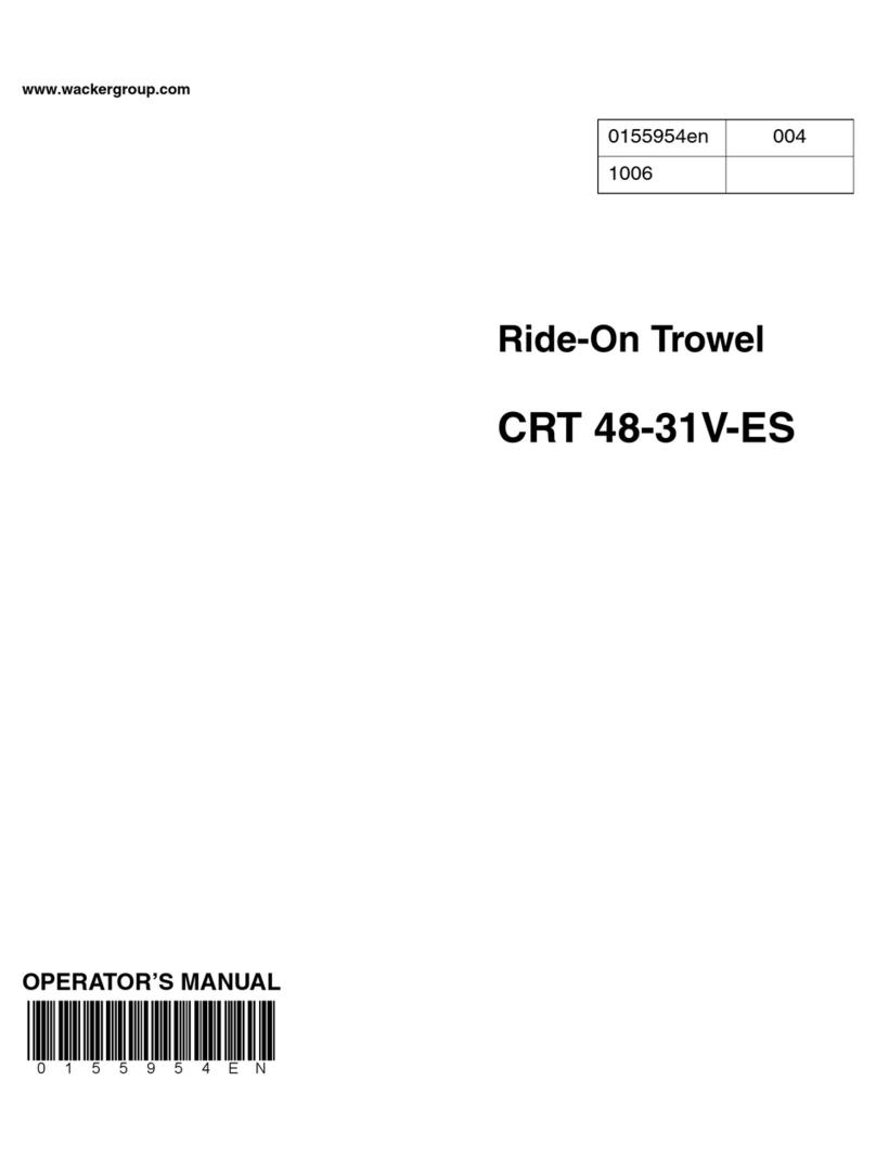 Wacker Neuson CRT 48-31V-ES User manual Wacker Neuson CRT 48-31V-ES User manual