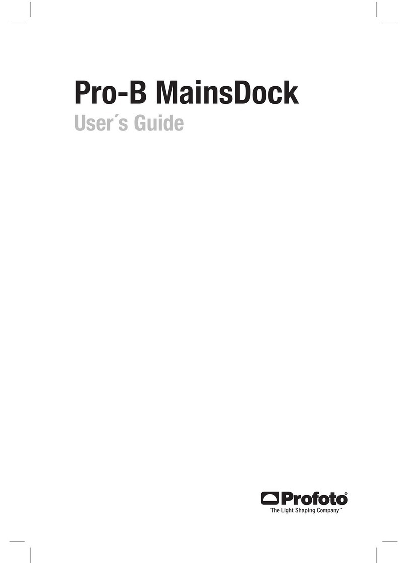 Profoto Pro-B MainsDock user guide