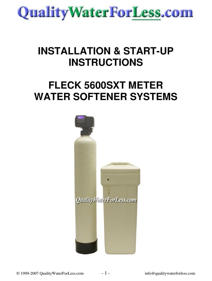 QualityWaterForLess.com Fleck 5600SXT Meter Installation manual